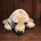 Fao Schwarz Golden Retriever Yellow Lab Puppy Dog Plush Stuffed Animal 13  Lying