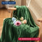 Fleece Throw Blanket  Super Soft Flannel Cozy For Adults  Washable Lightweight F