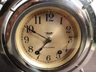 Vtg  Seth Thomas Ships Bell- 4  e8806-001   Eb2401 On Back Chrome Working Clock