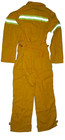 Pgi Fireline Wildland Yellow Nomex Jumpsuit Size Large  Flame Resistance