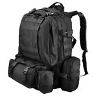 55l Outdoor Military Molle Tactical Backpack Rucksack Camping Bag Travel Hiking