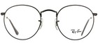 Ray Ban Eyeglasses Rx3447v 2503 Matte Black Round Metal Frame 50mm