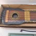 Antique Wood Ukelin By Oscar Schmidt With Directions Music Bow Key  Plectrum  