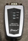 Dtech Usb To Rs422 Rs485 Serial Port Converter Adapter Cable