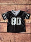 Kids Nfl Team Apparel Las Vegas Raiders Jersey Number 80 Miller Black Gray 2t