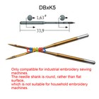 100groz Beckert Dbxk5 San1 Gebedur Titanium Industrial Embroidery Machine Needle