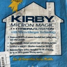 Kirby 5-pack Generation Micron Magic Allergen Reduction Hepa Filter Vacuum Bags