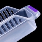 Plastic Refrigerator Drawer Organizer Adjustable Pull Out Storage Rack Box