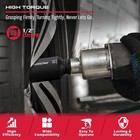 1 2 Drive Deep Impact Socket Set  11-piece Metric Size Wheel Axle Nut Large 