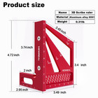 Multi-angle 3d Measuring Ruler  22 5 30 45 60 67 5 90 Degree Aluminum Alloy Squa