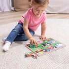 Melissa   Doug Wooden Peg Puzzles Set  Farm  Safari  Pets  Vehicles