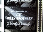 Vintage 16mm B w Music Mills Brothers Paper Doll Soundies Film   All Black Cast