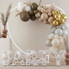 7 2ft Heart Shaped Wedding Metal Balloon Arch Stand Frame Display Kit Ceremony