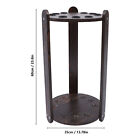 Round Pool Cue Rack Stick Holder 9 Pool Cue Billiard Stick Ball Set Wooden 