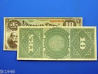 Reproduction  10 1869 Rainbow Us Paper Money Currency Copy