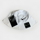 Nike Toddler Bucket Hat Upf40  Size 2 4t White With Black Logo 7a2682-001 Nwt