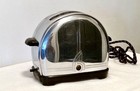 Vtg Sunbeam Model T-9 1939 Ny Worlds Fair Toaster Art Deco Style Clean Works