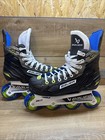 Size 7 Bauer Xr Rh Roller Hockey Skates - Black Missing One Wheel