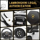 12v Kids Electric Car Licensed Lamborghini Ride On Car Toys With Remote White