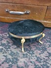 Antique Victorian Velvet Jewelry Casket Box Display Dw754