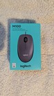 10 Pack - Logitech M100 Wired Optical Ambidextrous Pc Mouse With 1000 Dpi