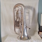 Silver Plated 4-valve Brass Euphonium Standard Piston Valve Instrument