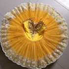 Yellow Professional Ballet Tutu Dress Girl Dance Ballerinas Tutu Kids Carnival