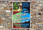 1954 Creature From The Black Lagoon Vintage Movie Poster Print Style B 36x24