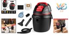 2 5 Gallon Wet Dry Vacuum 2 5 Peak Hp Wall Mount Car Garage Workshop Red