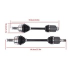  Pair Front Cv Axle Shaft Replacement For Accord 2 4l 2008-2014