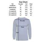 Thermal Shirt Cotton Warm Medium Weight Long Sleeve Crew Neck Waffle Men s