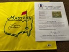 Jack Nicklaus Signed Autographed Augusta Undated Golf Masters Flag Beckett Coa 3