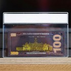 100mg 24k Black Gold 2009  100 Dollar Bill Federal Reserve Banknote White Coa