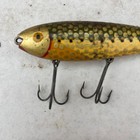 Vintage Jim Pfeffer Wood Cripple Minnow 1930-40s Top Cast Florida Lure