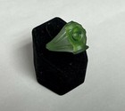 Alan Scott Green Lantern Ring  Plant-based Translucent Green Resin  Made In Usa