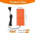 Silicone Heating Pad  220v 75w Car Engine Block Oil Pan Heater Heater Strip For