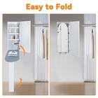 Wall Fold Down Ironing Board Cabinet Storage Mirrors Support Table White 35
