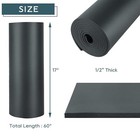 1 2  Thick 17 X 60 Inch Neoprene Sponge Foam Rubber Sheet Roll Perfect Cosplay