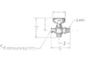 Brass Drain Pet Cock Valve Hit Miss Gas Air Engines Motor 1 8 Inch Npt Ac6