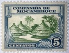 Travelstamps  1937 Mozambique Company  Stamps Scott  176 Thatch Huts Mognh