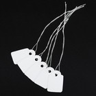 500pcs Price Tags With String Attached  0 6x0 95 In Super Mini Writable Merch   