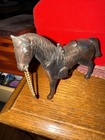 Vintage Bronze Copper Cast Metal Horse Figurine Statuette Sculpture