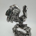 Reed   Barton Rooster Silverplate Napkin Ring 1824 Collection 2004