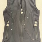 Black Karisma Figure Skating Insulated Vest Jacket Euc Youth Girls Large