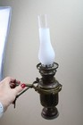 Cosmos Brenner Brass Oil Lamp Light Gimbal Ship Boat Vintage Antique 93140