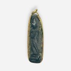 Phra Leela Thai Amulet Walking Buddha Clay Protection Wealth Pendant Brass