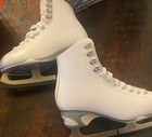 Jackson Js150 Size 4 Ladies Figure Skates Eu 34 5 White Mark I Blade Lts