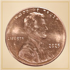 2025 P Lincoln Shield Cent - Rare Die Chip Error - Lincoln Crying Eye Error