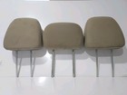 2011-2019 Dodge Journey 2nd Row Rear Seat Headrests  set Of 3  Beige Cloth Oem