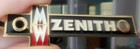 Vintage Nos Brass Enamel Zenith Tv Radio Appliance Advertising Tag Sign
